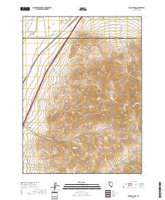 Dun Glen Peak 2018 topographic map thumbnail