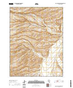 East of Bailey Mountain 2018 topographic map thumbnail