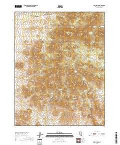 Fairview Peak 2018 topographic map thumbnail