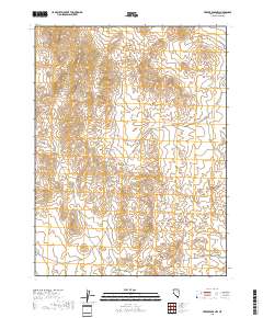 Ferber Peak NW 2018 topographic map thumbnail