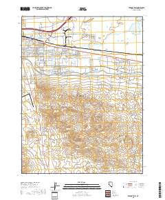 Fernley East 2018 topographic map thumbnail