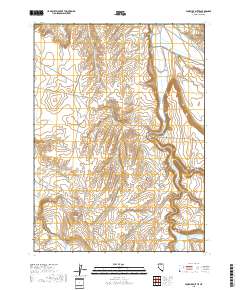 Fourmile Butte 2018 topographic map thumbnail