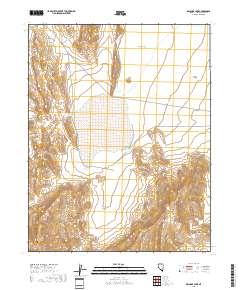 Delamar Lake 2018 topographic map thumbnail