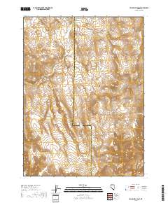 Yellow Hills East 2018 topographic map thumbnail