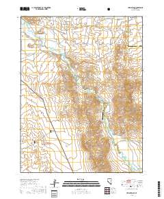 Yerington SE 2018 topographic map thumbnail