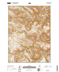Alkali Peak 2018 topographic map thumbnail