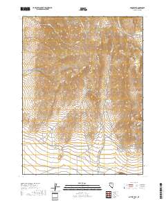 Antler Peak 2018 topographic map thumbnail