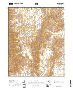 Arrow Canyon 2018 topographic map thumbnail