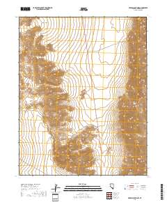 Arrow Canyon NW 2018 topographic map thumbnail