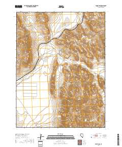 Astor Pass 2018 topographic map thumbnail