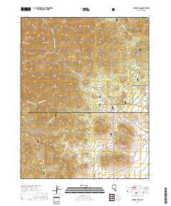 Badger Gulch 2018 topographic map thumbnail