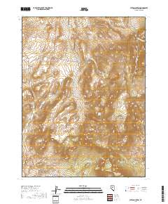 Bates Mountain 2018 topographic map thumbnail