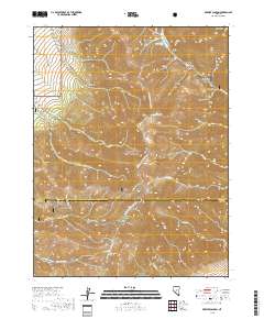 Brewer Canyon 2018 topographic map thumbnail