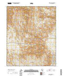 Bridge Canyon 2018 topographic map thumbnail
