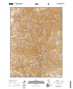 Buckskin Mountain 2018 topographic map thumbnail