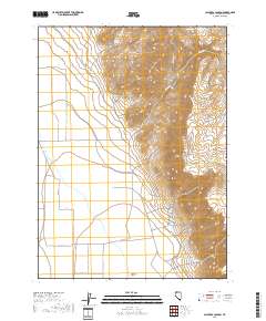 Calavera Canyon 2018 topographic map thumbnail