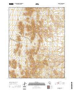 Caliente NW 2018 topographic map thumbnail