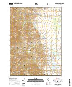 California Mountain 2018 topographic map thumbnail