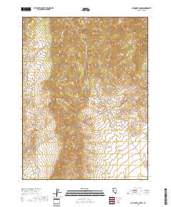 Camp Creek Canyon 2018 topographic map thumbnail