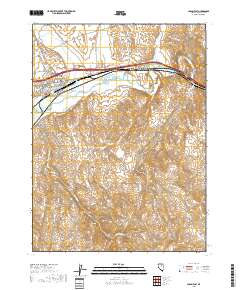 Carlin East 2018 topographic map thumbnail