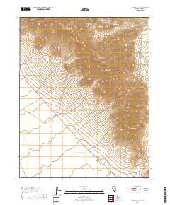 Carrara Canyon 2018 topographic map thumbnail