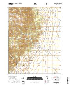 Corcoran Canyon 2018 topographic map thumbnail