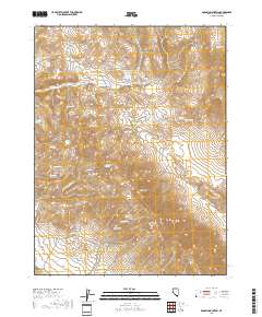 Dogskin Mountain 2018 topographic map thumbnail