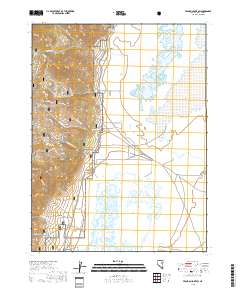 Franklin Lake SW 2018 topographic map thumbnail