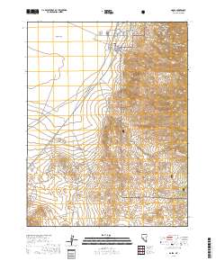 Gabbs 2018 topographic map thumbnail