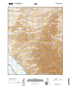 Garrett Butte 2018 topographic map thumbnail