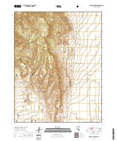 Georges Canyon Rim 2018 topographic map thumbnail