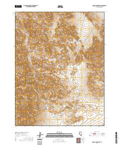 Ghost Dance Ridge 2018 topographic map thumbnail