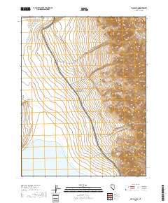 Gillis Canyon 2018 topographic map thumbnail