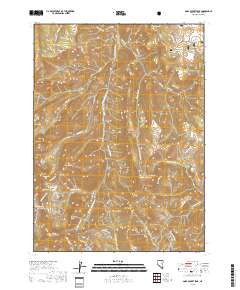 Gods Pocket Peak 2018 topographic map thumbnail