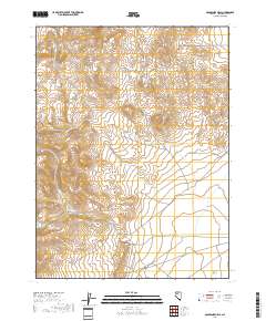 Goldbanks Hills 2018 topographic map thumbnail