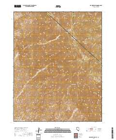 Grapevine Peak 2018 topographic map thumbnail
