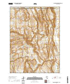 Groundhog Reservoir 2018 topographic map thumbnail