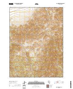 Hall Creek South 2018 topographic map thumbnail