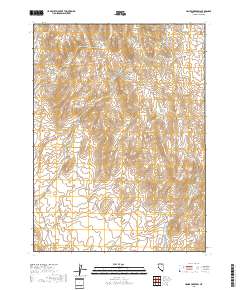Hanks Creek SW 2018 topographic map thumbnail
