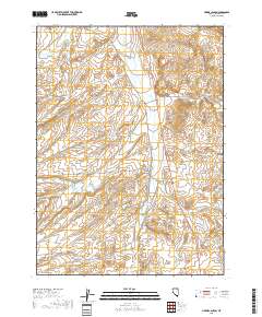Harris Canyon 2018 topographic map thumbnail