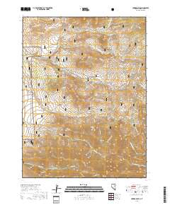 Harrison Pass 2018 topographic map thumbnail