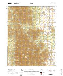 Highland Peak 2018 topographic map thumbnail
