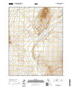 Hot Creek Butte 2018 topographic map thumbnail