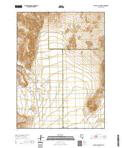 Hualapai Flat North 2018 topographic map thumbnail