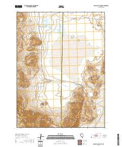 Hualapai Flat South 2018 topographic map thumbnail