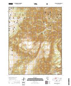 Powell Mountain 2018 topographic map thumbnail