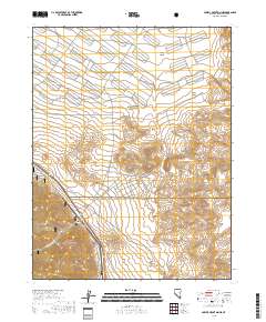 Powell Mountain NE 2018 topographic map thumbnail