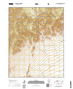 Quinn Canyon Springs 2018 topographic map thumbnail
