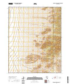 Quinn Canyon Springs NW 2018 topographic map thumbnail