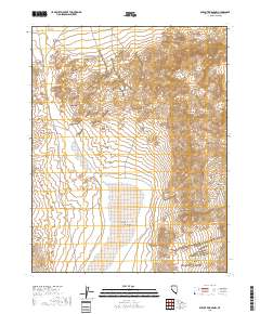 Rhyolite Ridge NW 2018 topographic map thumbnail